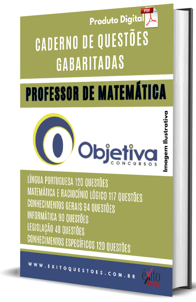 CADERNO DE QUESTÕES GABARITADAS PROFESSOR DE MATEMÁTICA BANCA