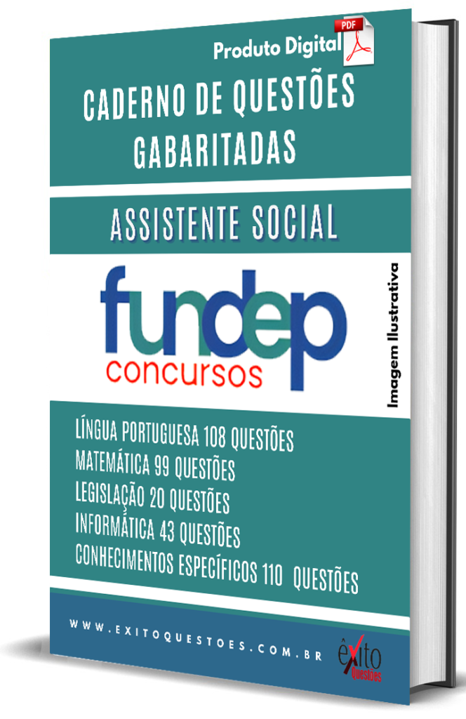 CADERNO DE QUESTÕES GABARITADAS ASSISTENTE SOCIAL FUNDEP ÊXITO