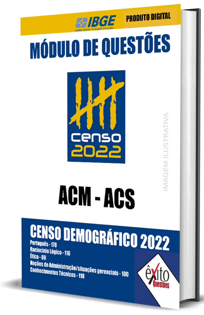 Módulo ACM E ACS IBGE 2022 - ÊXITO QUESTÕES