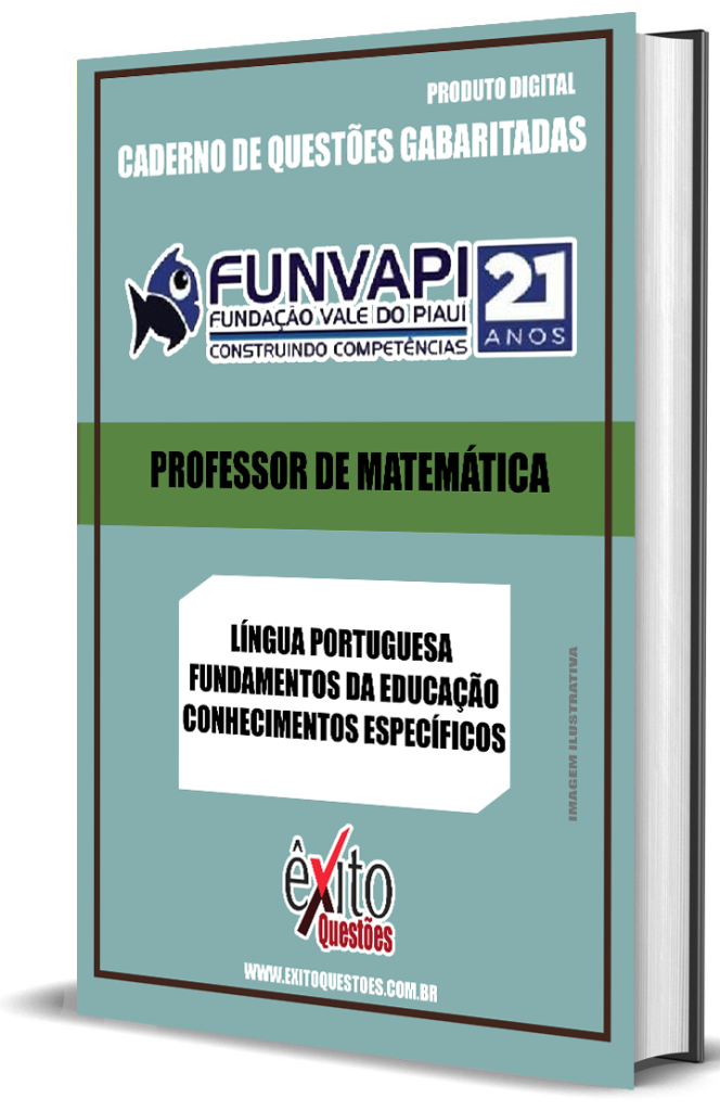 Caderno De QuestÕes Gabaritadas Professor De MatemÁtica Funvapi 2023 Êxito QuestÕes 6028