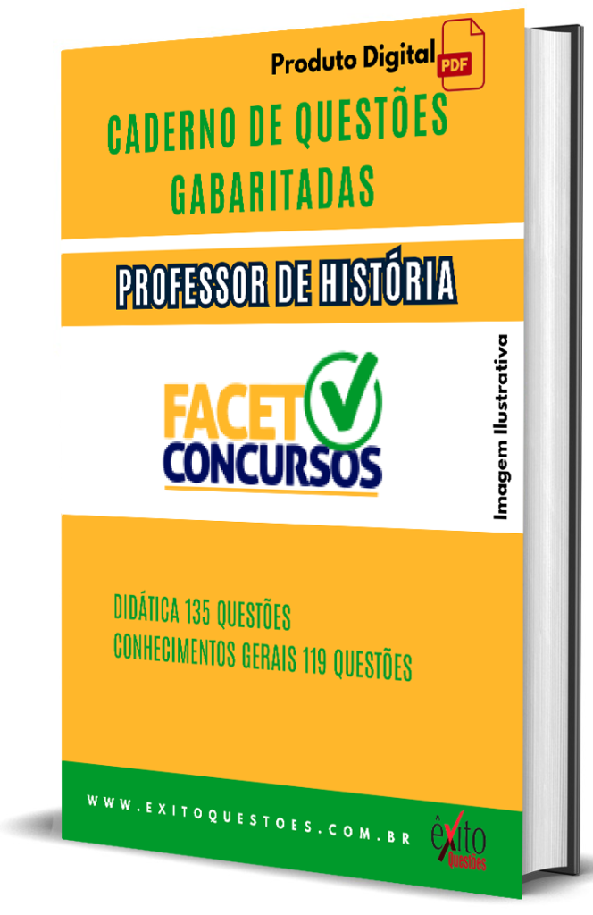 Caderno De QuestÕes Gabaritadas Professor De HistÓria Facet Êxito QuestÕes 4822