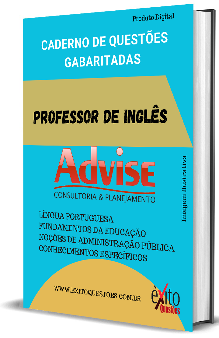 Caderno De QuestÕes Gabaritadas Professor De InglÊs Advise 2023 Êxito QuestÕes 3644